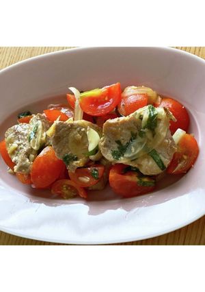 豚ヒレ肉とミニトマトのマリネ-レシピのメイン写真