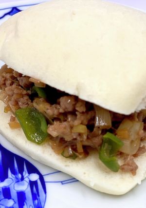 市販の花巻買って簡単自家製肉まん！-レシピのメイン写真