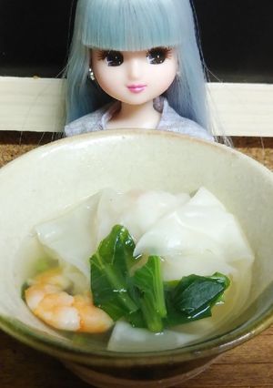 リカちゃん♡はんぺん蟹ワンタンえびスープ-レシピのメイン写真