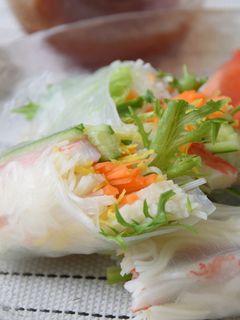 そうめん入り生春巻き-レシピのメイン写真