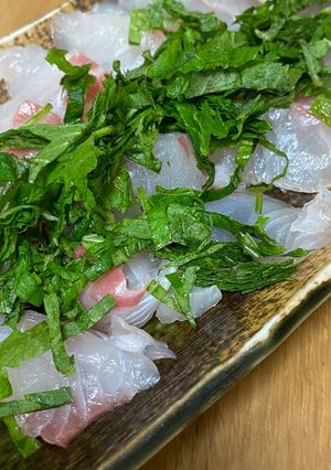 一味違う♩ぷりぷり鯛の刺身の昆布じめ-レシピのメイン写真
