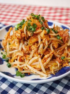 レンジで簡単豚キムチ-レシピのメイン写真