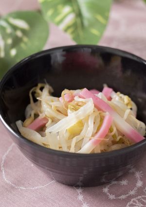 もやしの香味酢和え【入院食⑱夕/冷副菜】-レシピのメイン写真