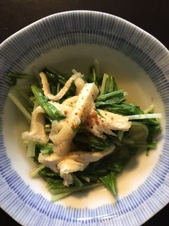 お出汁も美味しい☆水菜とお揚げの煮浸し-レシピのメイン写真
