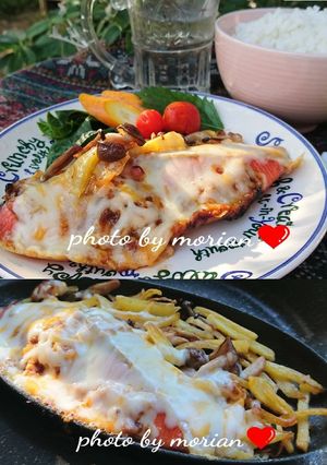 チーズでごちそう！シャケの味噌チーズ焼き-レシピのメイン写真