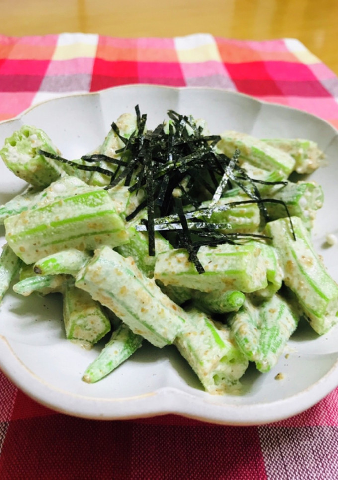 おくらのゴマドレでごま和え-レシピのメイン写真