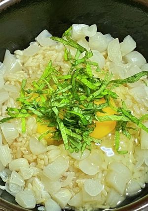 らっきょう入り卵かけご飯-レシピのメイン写真