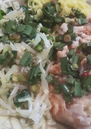 簡単!夏さっぱり!ニラソース野菜ラーメン-レシピのメイン写真