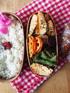 お弁当★サラダチキンでチーズピカタ★-レシピのメイン写真