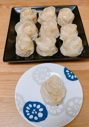 花の餃子-レシピのメイン写真