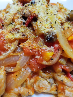 豚肉としめじのトマト煮-レシピのメイン写真