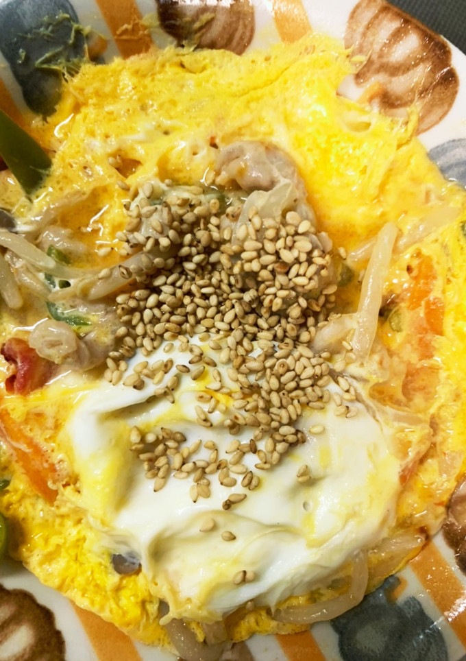 全てレンジトマト塩だれ炒め味豚平焼き風-レシピのメイン写真