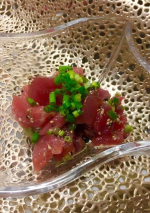 ハワイ料理 ポキ マグロ 超簡単ホムパ-レシピのメイン写真