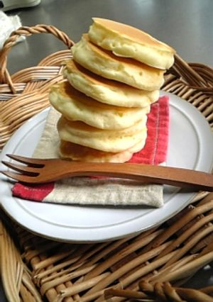 簡単！もっちもち～なホットケーキ☆-レシピのメイン写真