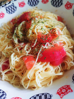 たまねぎドレッシングでトマトパスタ(冷)-レシピのメイン写真
