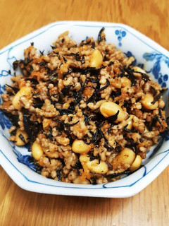 ご飯がすすむ!ひじきと大豆入り肉味噌-レシピのメイン写真