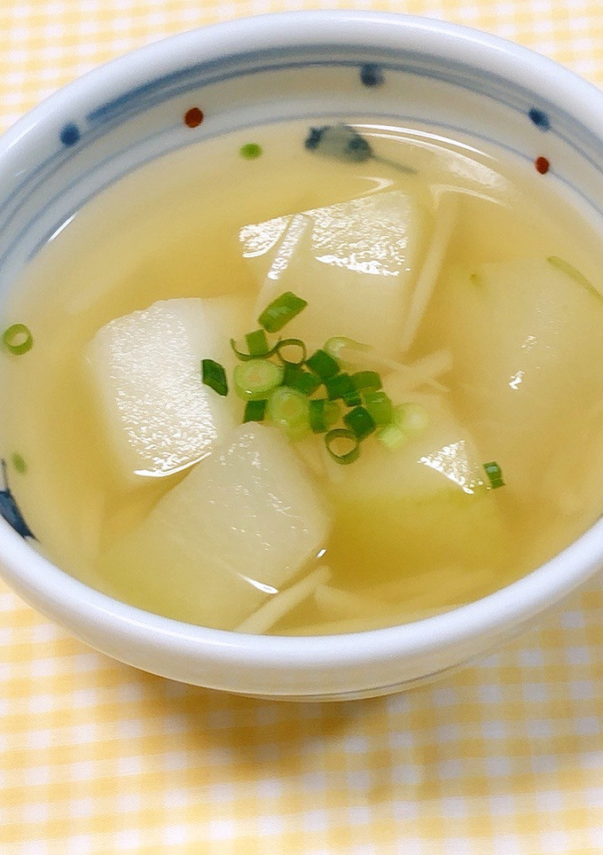 あっさり冬瓜と新しょうがのスープ-レシピのメイン写真