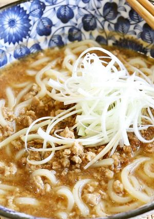 大満足♪ぶっかけ担々うどん-レシピのメイン写真