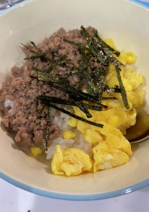 そぼろ丼-レシピのメイン写真