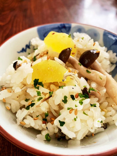 さつま芋しめじちりめんのバター醤油ご飯-レシピのメイン写真