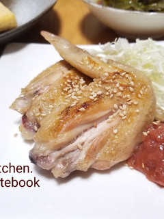 やわらかジューシー手羽先の塩焼き-レシピのメイン写真