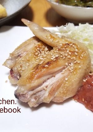 やわらかジューシー手羽先の塩焼き-レシピのメイン写真