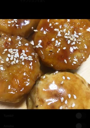 れんこん照り焼きつくね-レシピのメイン写真