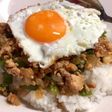 めんつゆで作るガパオライス コリアン風