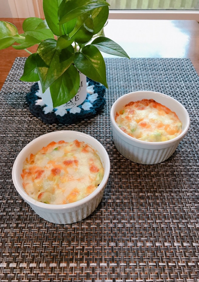 アボガドと茹で卵のチーズ焼き-レシピのメイン写真