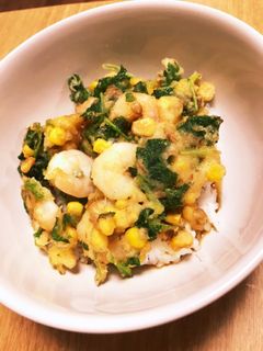 エビとコーンの腸活かき揚げ丼-レシピのメイン写真