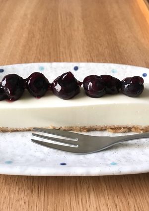 ブルーベリーレアチーズケーキ-レシピのメイン写真