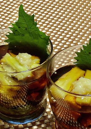 焼きなすのゼリー寄せ-レシピのメイン写真