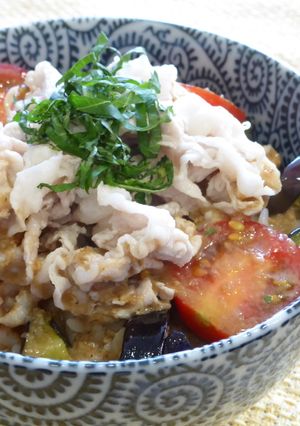 【冷や汁アレンジ】夏野菜の冷や汁-レシピのメイン写真