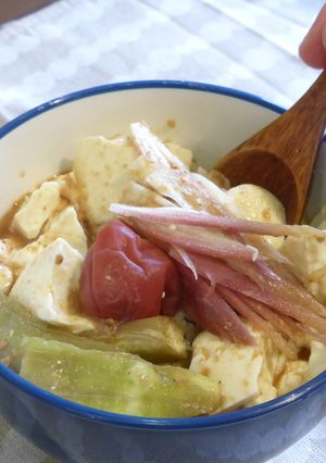 【冷や汁アレンジ】焼きナスの冷や汁-レシピのメイン写真