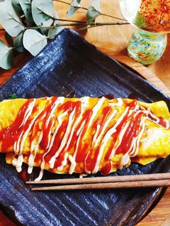節約料理!もやしと豆苗のとんぺい焼き-レシピのメイン写真