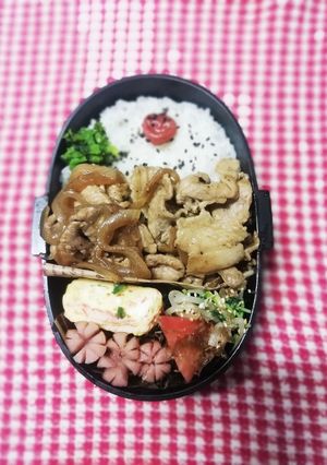 高校男子弁当♡焼き肉8/28-レシピのメイン写真