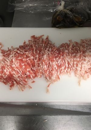 豚スライス肉でミンチを作る-レシピのメイン写真