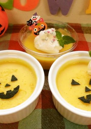 レンジで簡単☆かぼちゃプリン-レシピのメイン写真