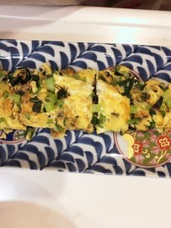 小松菜と鰹節の卵焼き-レシピのメイン写真