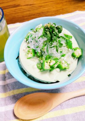 ワサビ豆腐で簡単ヘルシー丼!-レシピのメイン写真