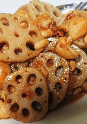 ささみとれんこんのヘルシーきんぴら-レシピのメイン写真