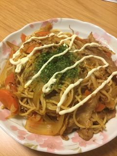 スパゲティ焼きそば-レシピのメイン写真