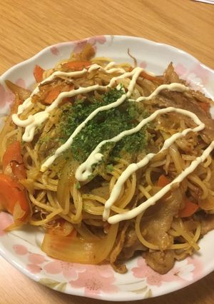 スパゲティ焼きそば-レシピのメイン写真