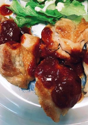 鶏もも肉のケチャップソース焼き-レシピのメイン写真