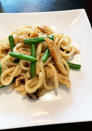 ガーリックバター醤油の焼うどん-レシピのメイン写真