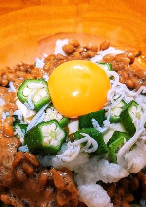 残暑を乗り切れ！ネバネバ豆腐納豆！-レシピのメイン写真