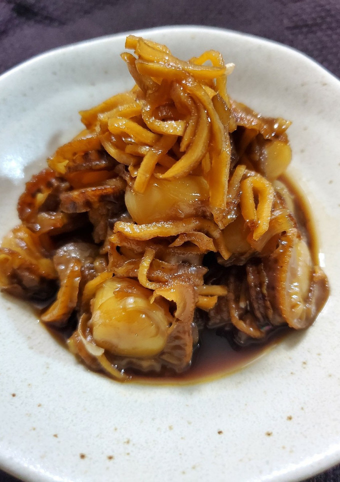 蒸しホタテの生姜煮～甘め～-レシピのメイン写真