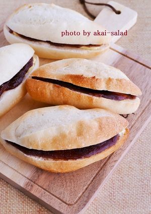フランスパンのあんバターサンド-レシピのメイン写真