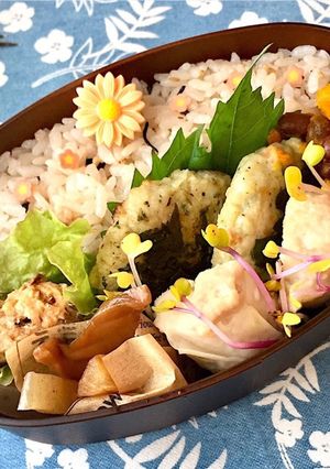 鶏肉大葉焼き弁当　詰め方-レシピのメイン写真