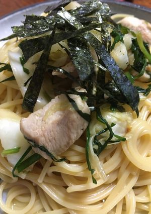 フライパン一つで照り焼きチキンパスタ-レシピのメイン写真